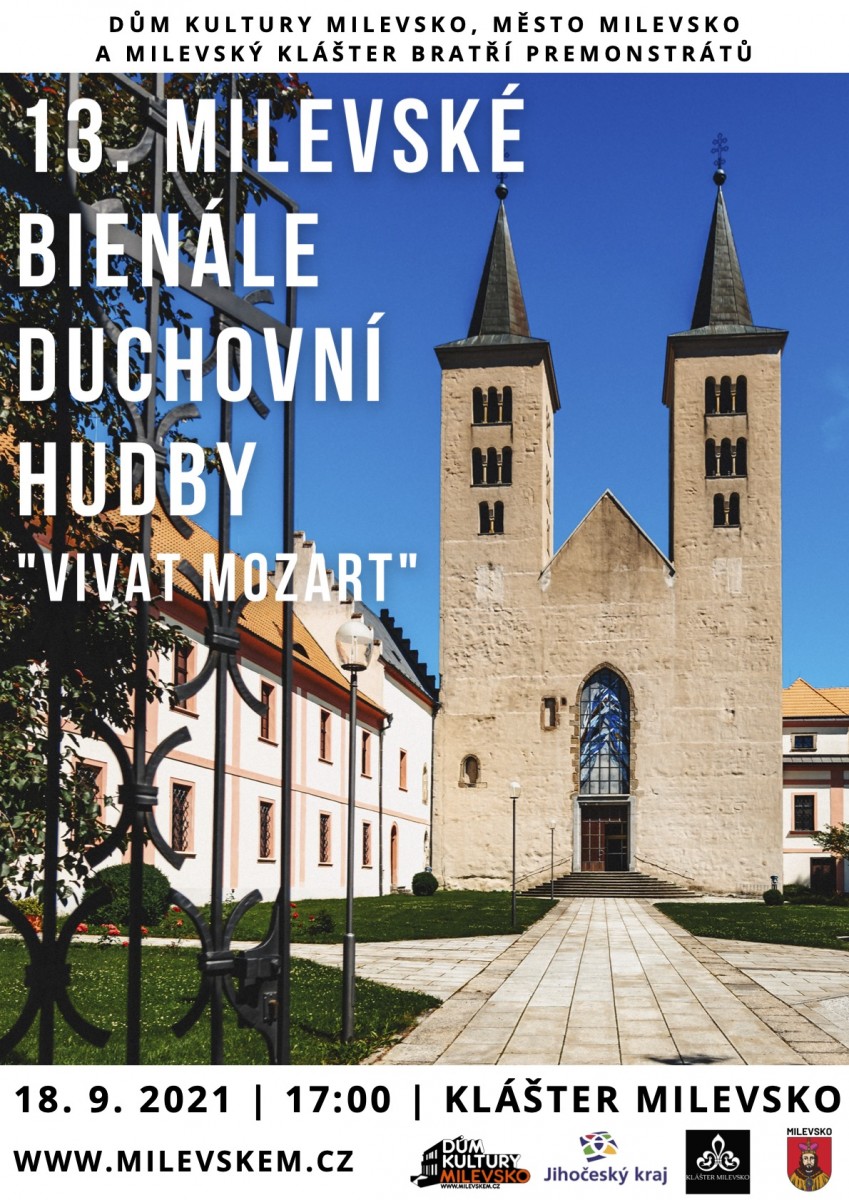 Plakát Bienále duchovní hudby - Vivat Mozart